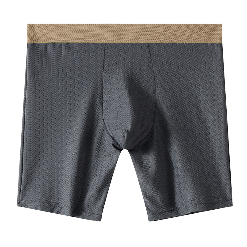 Mens Boxer Shorts Homme Nylon  - Long Leg Trunk Men reseña y precio