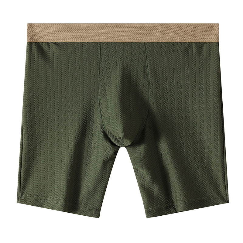 Mens Boxer Shorts Homme Nylon  - Long Leg Trunk Men reseña y precio