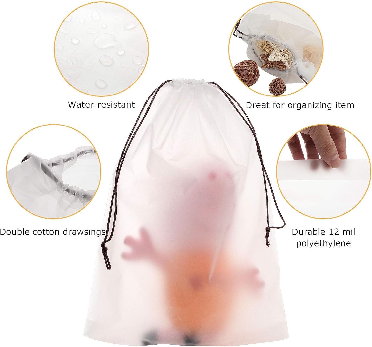 10 Pcs Shoe Bags For Travel Wa - Multi Pack Underwear reseña y precio