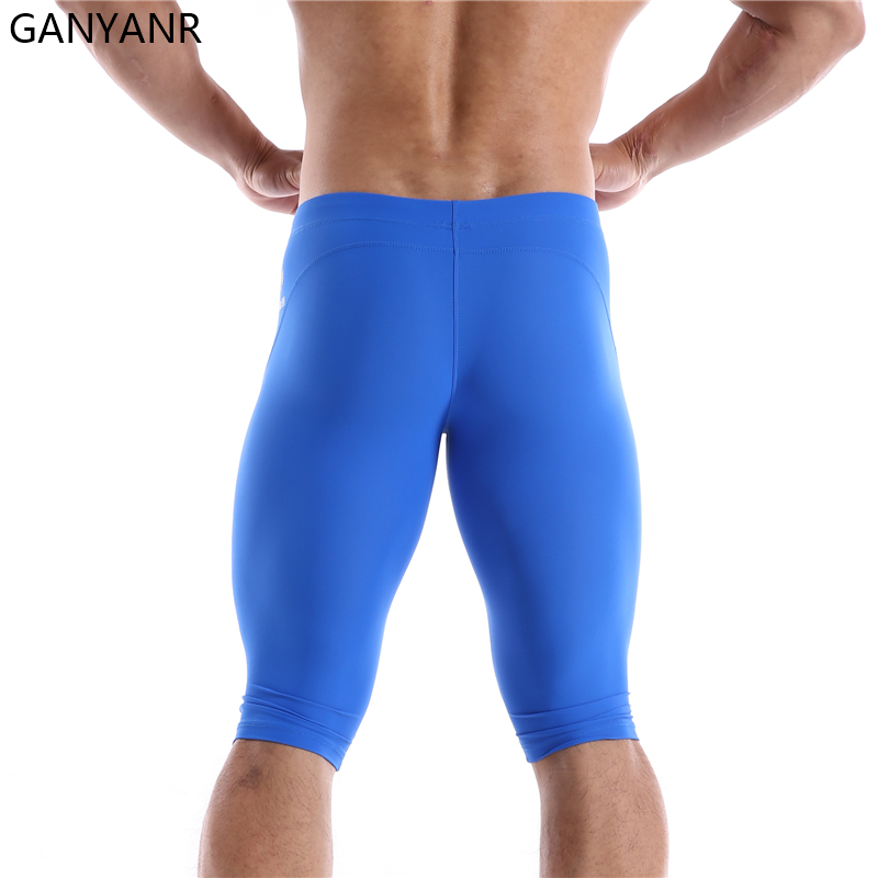 GANYANR Running Tights Men Com - Compression Shorts Athletes reseña y precio