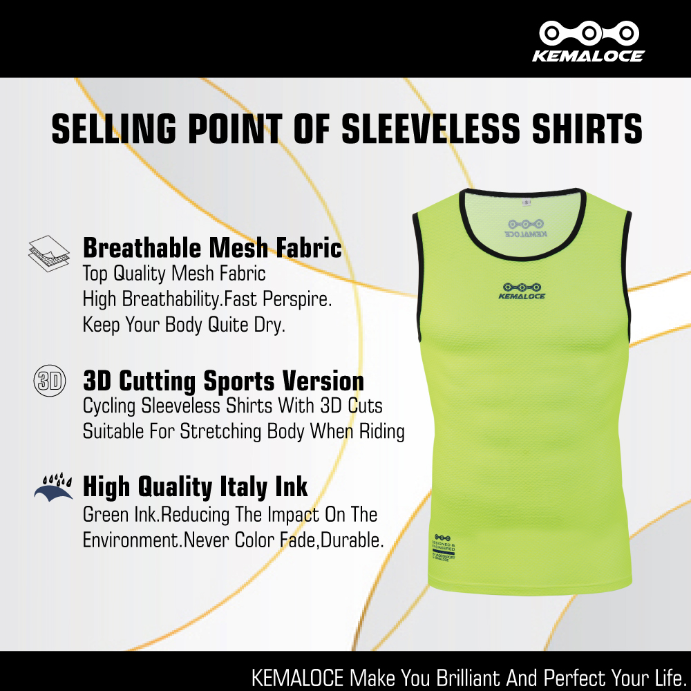 KEMALOCE Cycling Base Layer Me - Sleeveless Undershirt reseña y precio