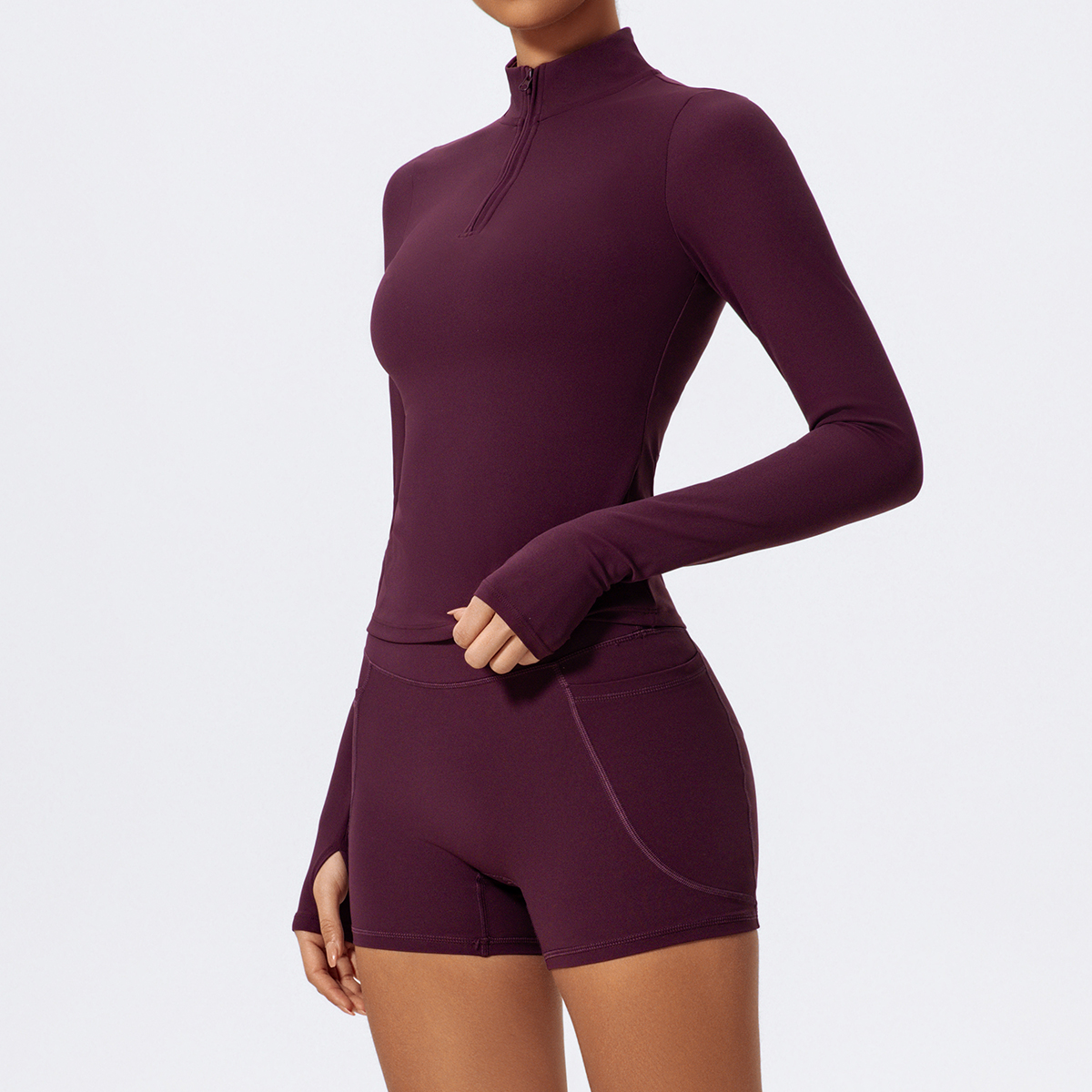 Hearuisavy Gym Half Zipper Hig - Compression Long Pant reseña y precio