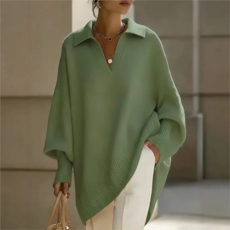 Women's Knitted Sweater Polo C - Thermal Long John reseña y precio