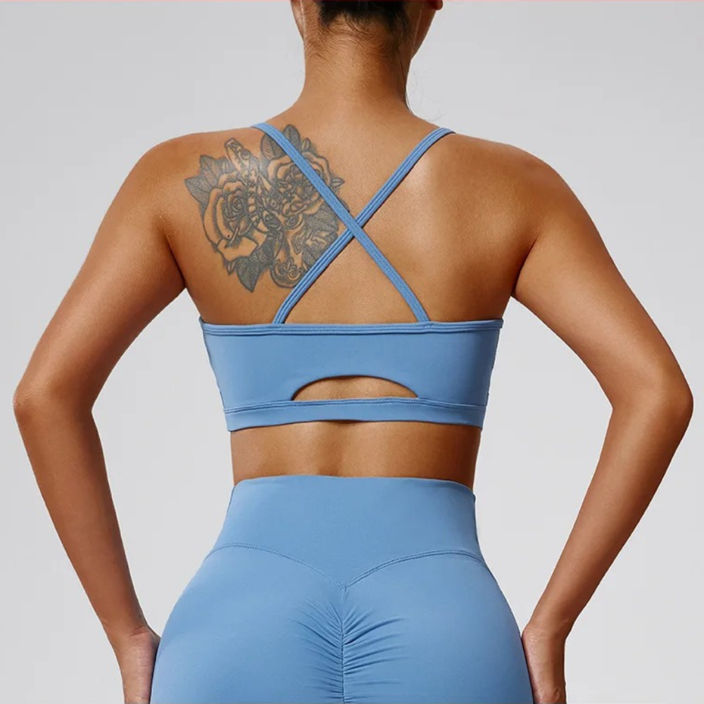 Sexy Cross Back Sports Bra Wom - Quick Dry Underwear reseña y precio
