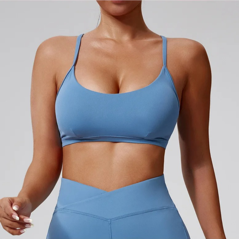 Sexy Cross Back Sports Bra Wom - Quick Dry Underwear reseña y precio