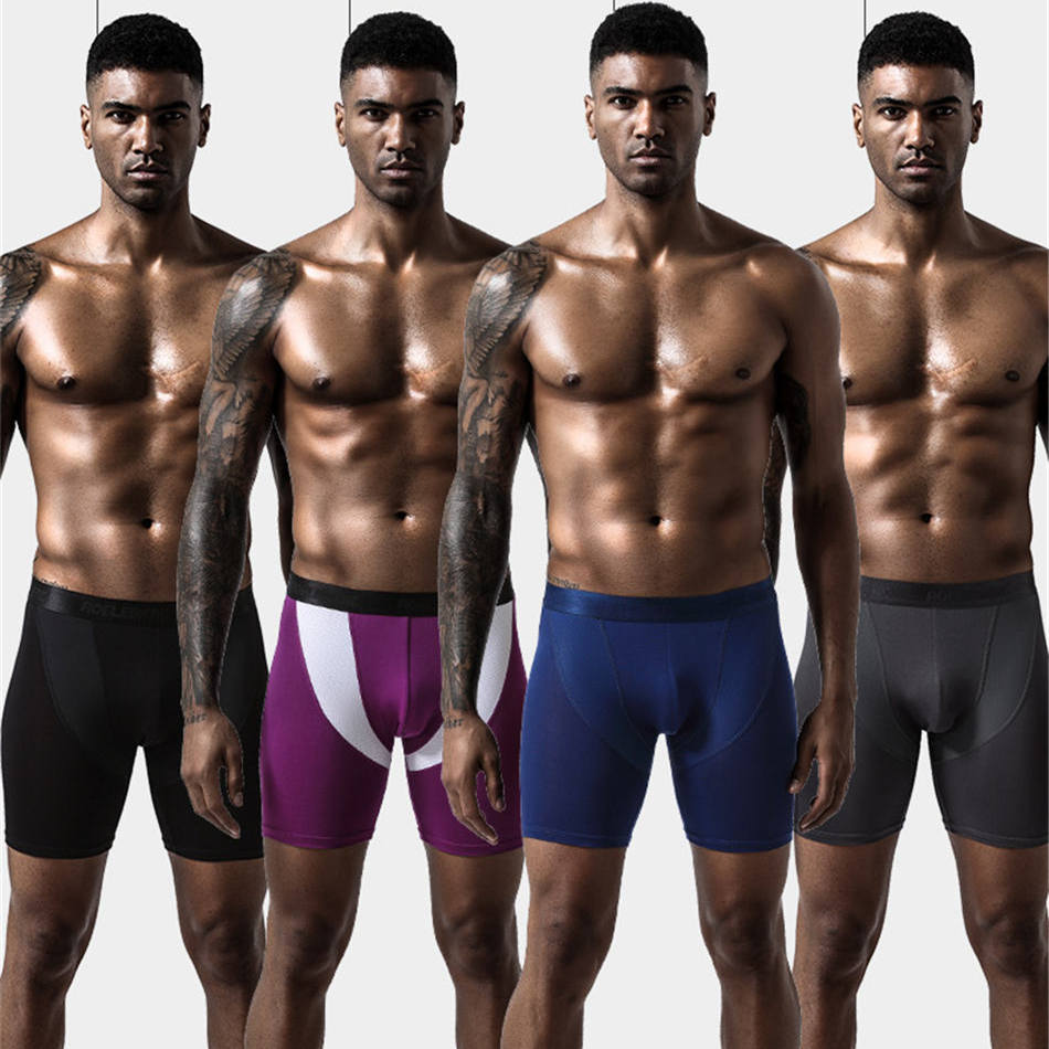 2pcs/Lot underpants leg up lon - Long Leg Trunk Men reseña y precio