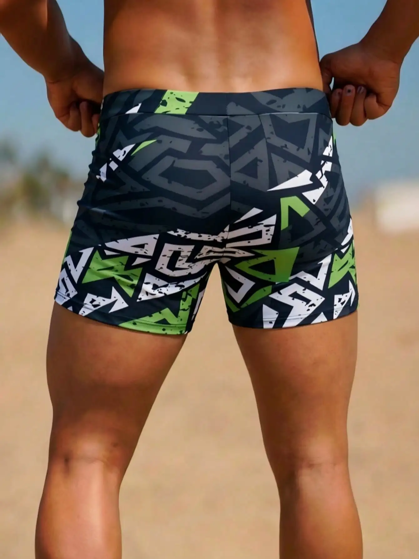 Men's Fashion Printed Pattern  - Bamboo Fiber Trunk reseña y precio