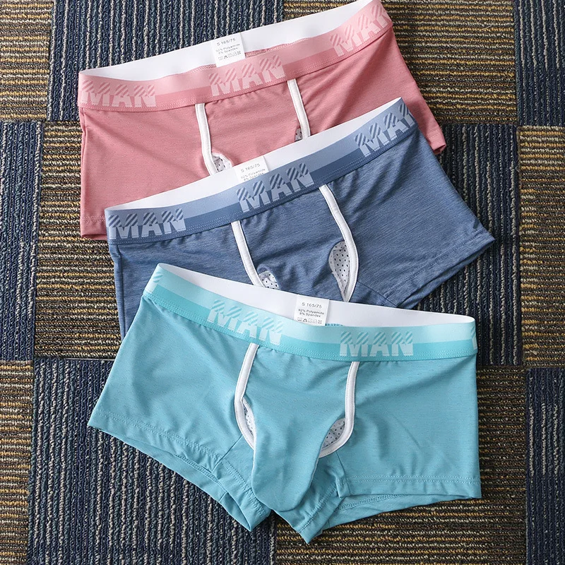 Men's Ice Silk Boxer Briefs, B - Mesh Sport Boxer reseña y precio