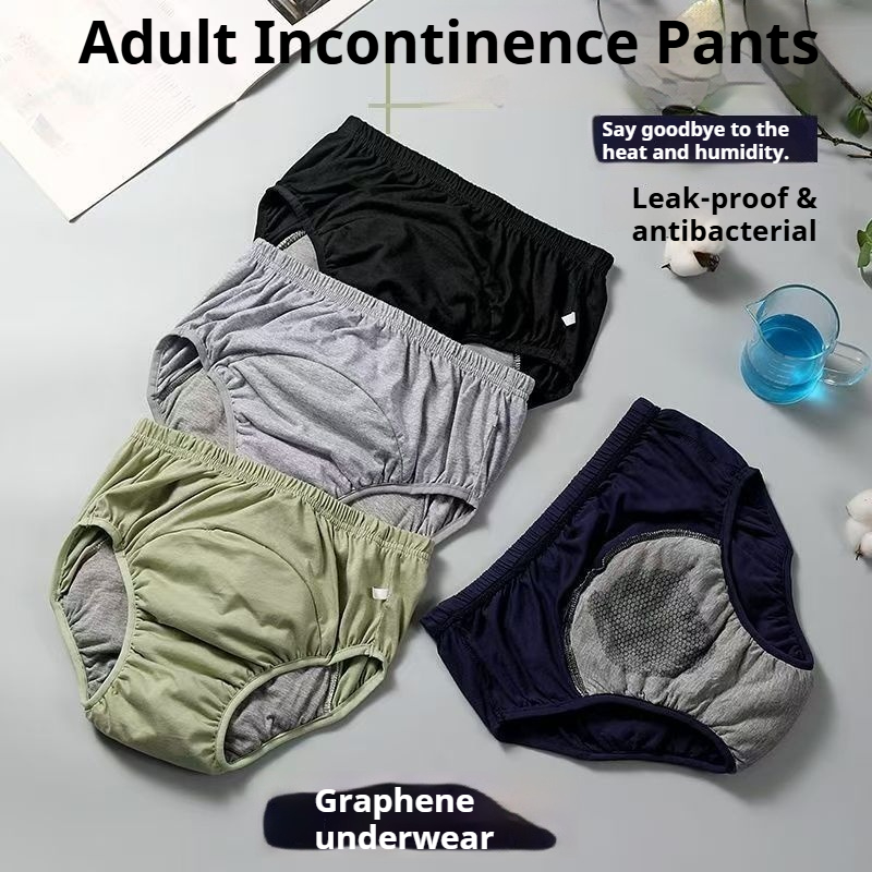 Graphene Antibacterial Adult D - Boxer Brief Pack Cotton reseña y precio