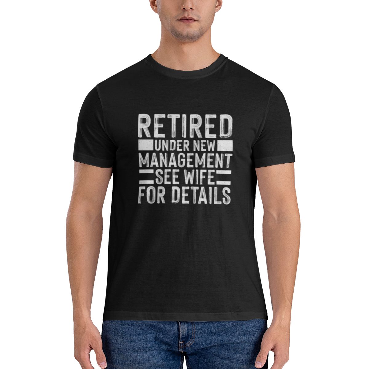Men's Retired Under New Manage - Undershirt Crew Neck reseña y precio