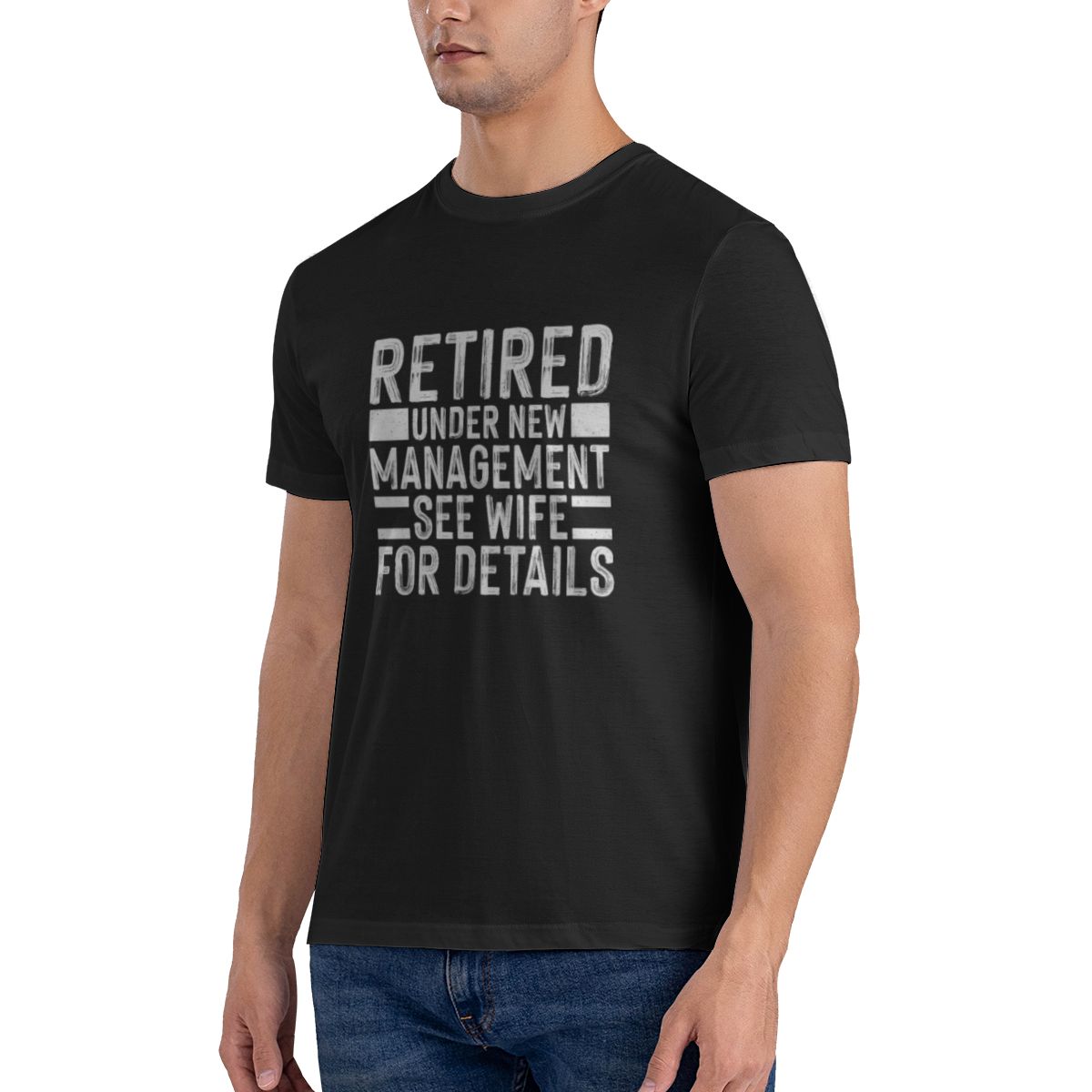 Men's Retired Under New Manage - Undershirt Crew Neck reseña y precio