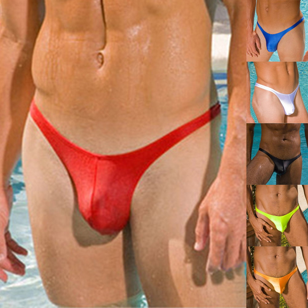 Fashion Men Sexy Swimwear Swim - Pouch Boxer Pouch reseña y precio