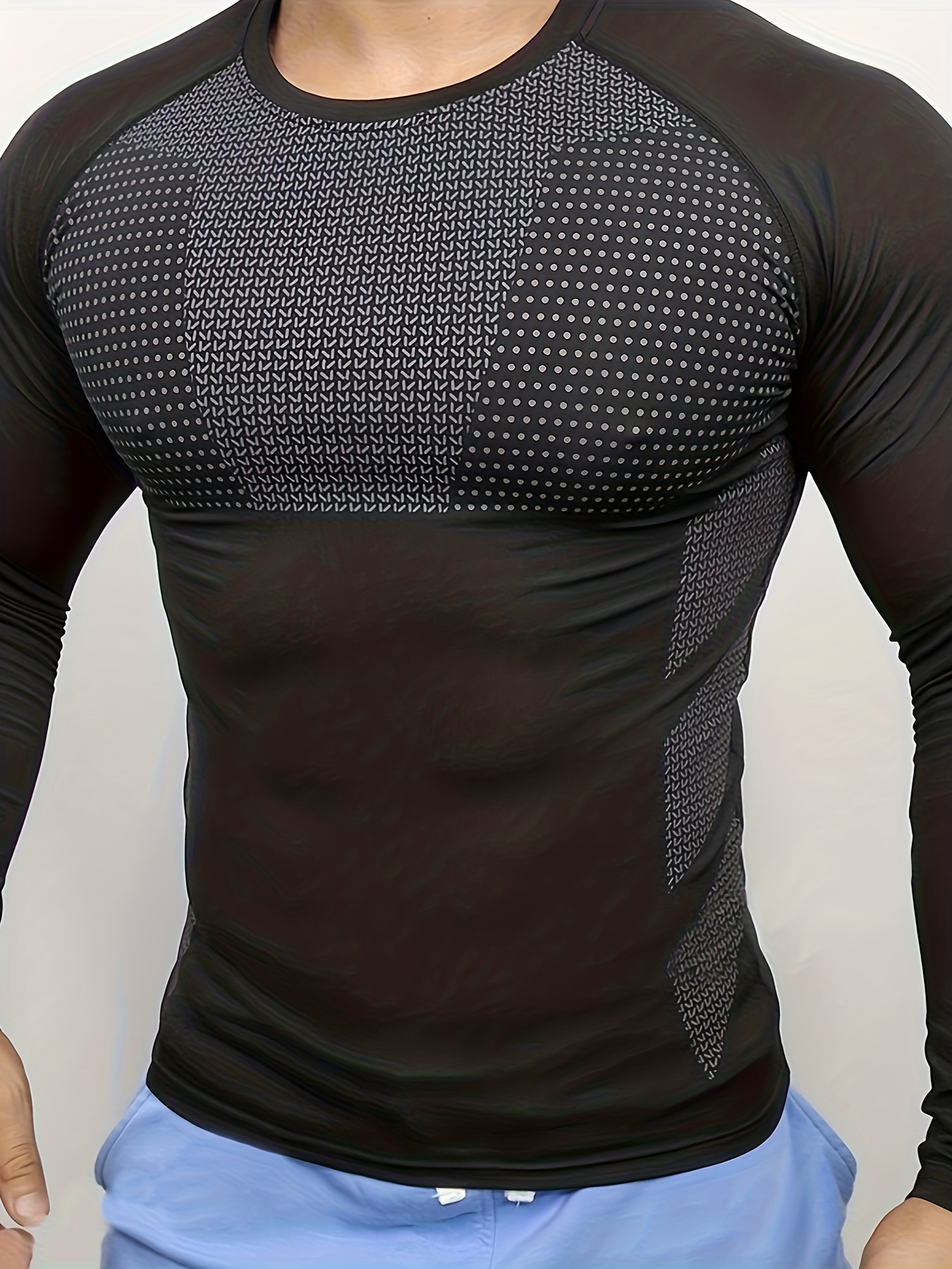 Men's autumn and winter thick  - T Shirt Tight Fit reseña y precio