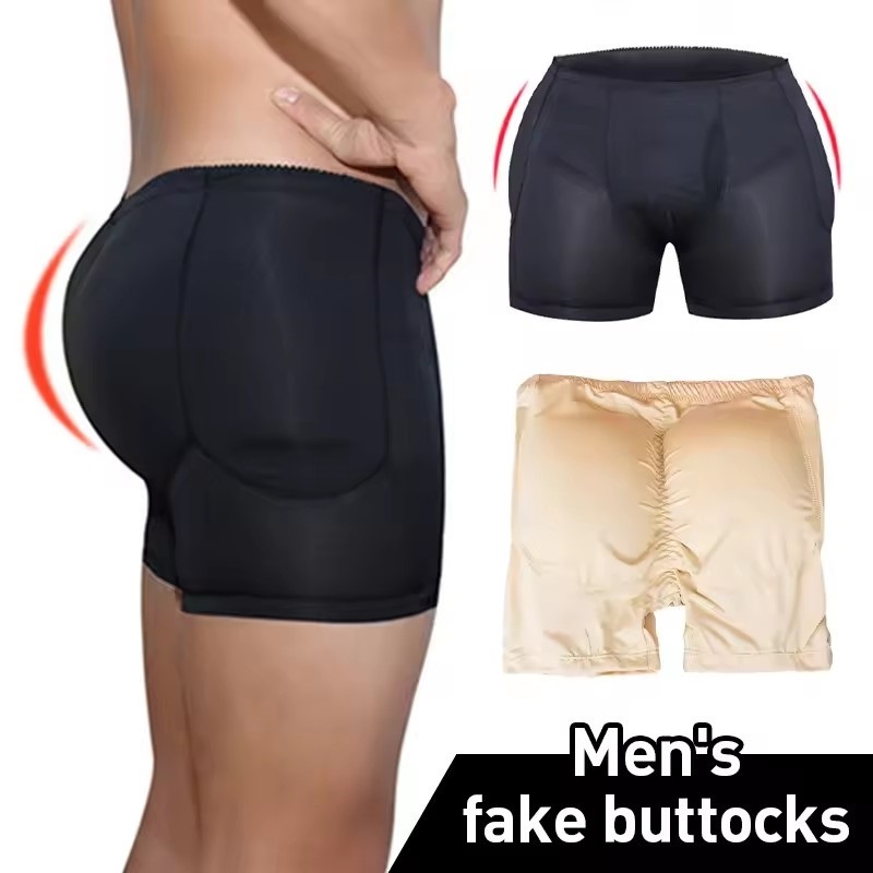 Men Padded Hip Enhancer Booty  - Boxer Brief Pack Cotton reseña y precio