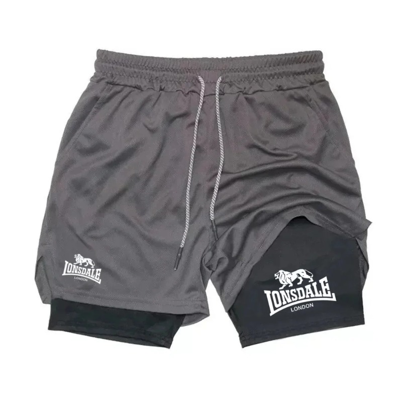Print 2 in 1 Running Shorts fo - Compression Shorts Athletes reseña y precio