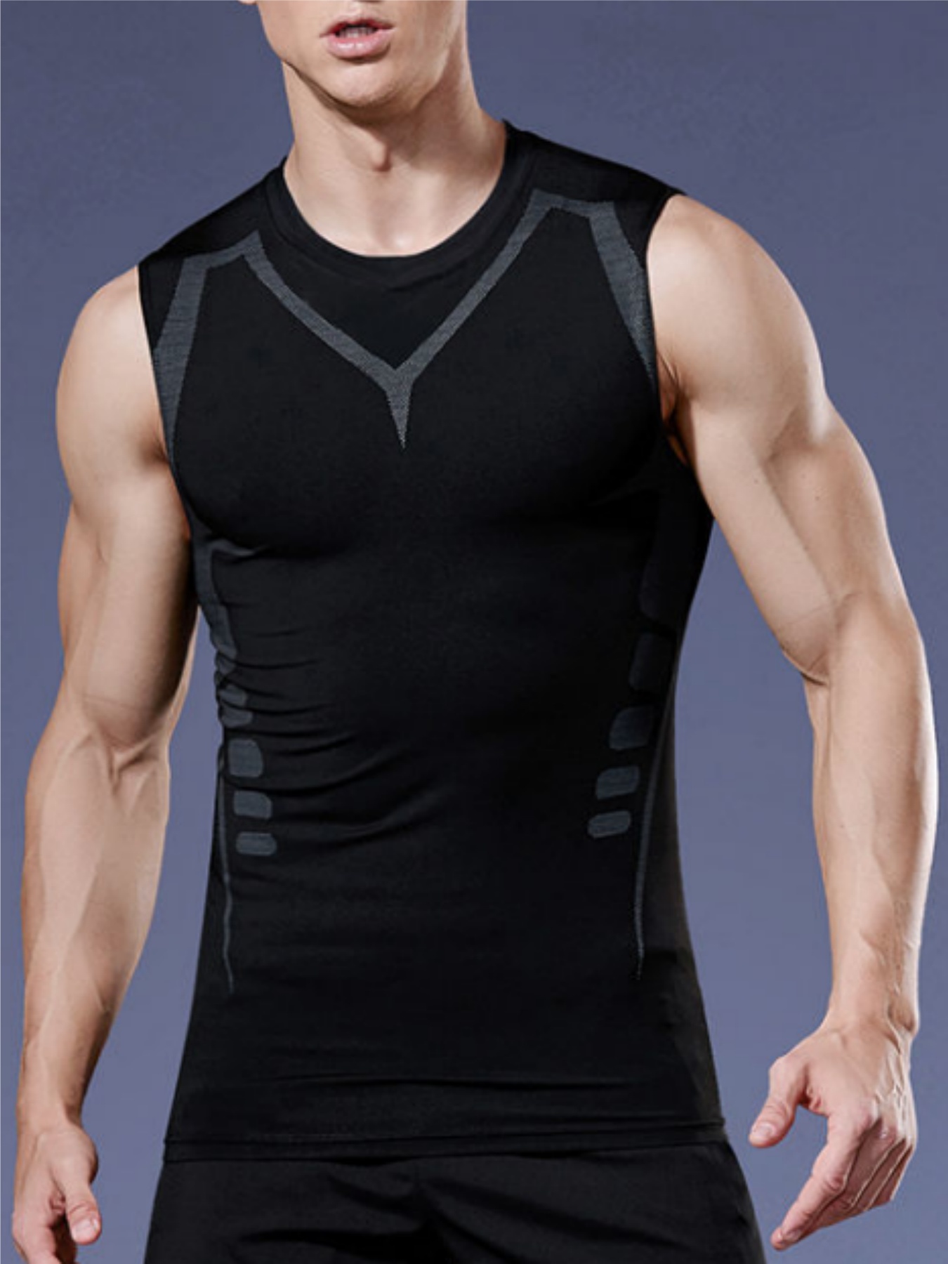 Men's Tight Vest Compression S - T Shirt Tight Fit reseña y precio