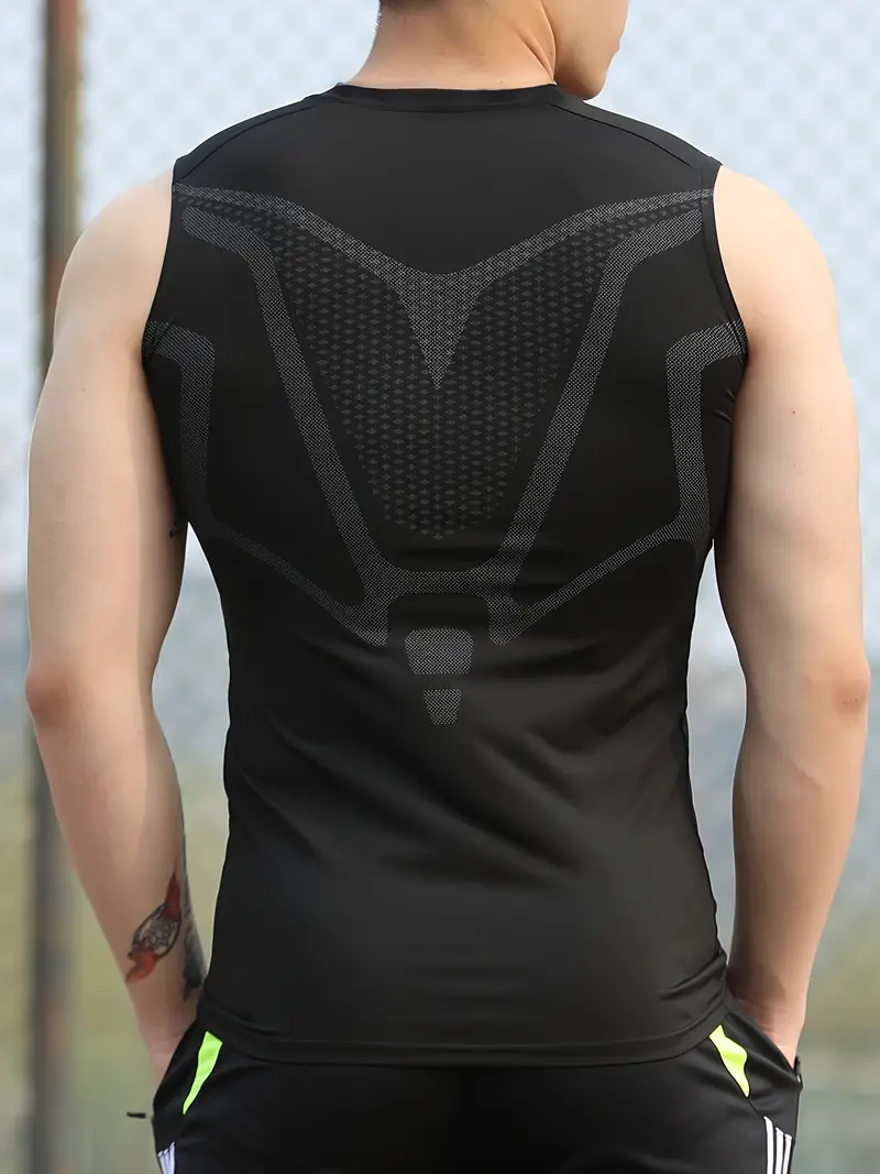 Men's Tight Vest Compression S - T Shirt Tight Fit reseña y precio