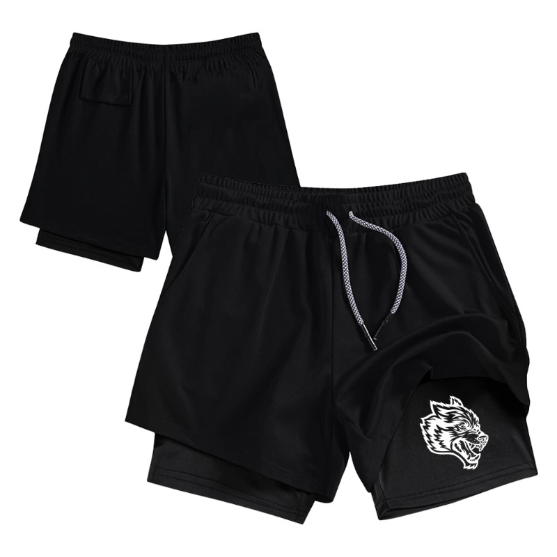 Streetwear Men's Double Layer  - Compression Shorts Athletes reseña y precio
