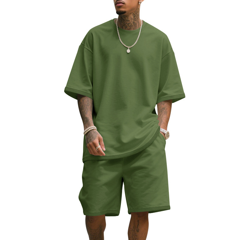 Men's Casual Two Piece Set Sum - T Shirt Tight Fit reseña y precio
