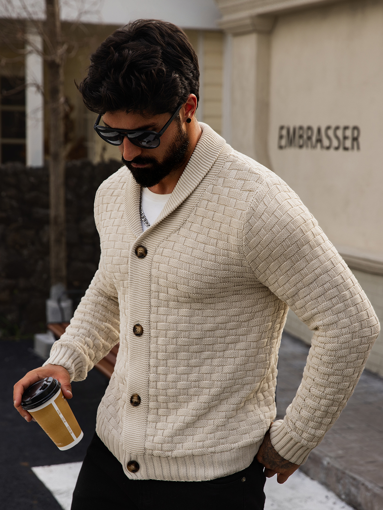 Men's Autumn Winter Cardigan S - Thermal Long John reseña y precio