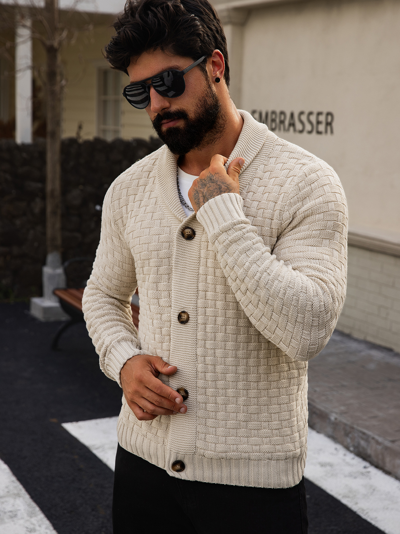 Men's Autumn Winter Cardigan S - Thermal Long John reseña y precio