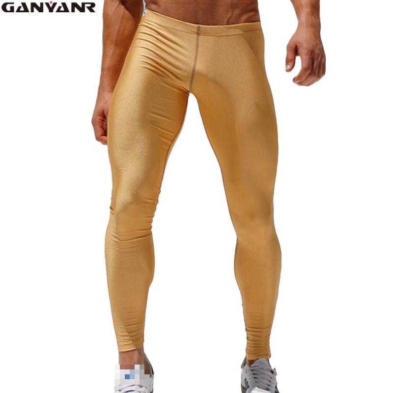 GANYANR Running Tights Men Com - Compression Long Pant reseña y precio