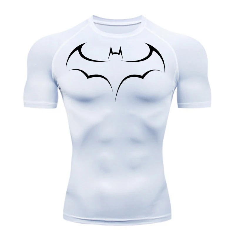 Bat Printed Men's Tight T-Shir - T Shirt Tight Fit reseña y precio