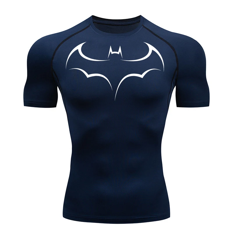 Bat Printed Men's Tight T-Shir - T Shirt Tight Fit reseña y precio