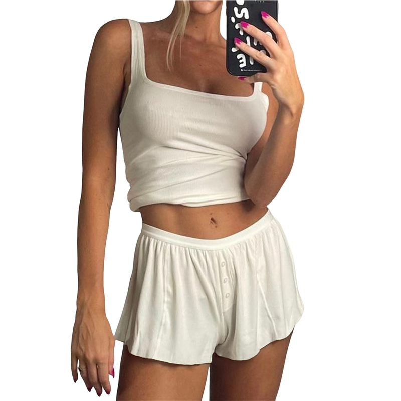 FX-Women Summer Lounge Set Rib - Tank Top Ribbed reseña y precio