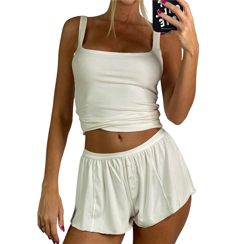 FX-Women Summer Lounge Set Rib - Tank Top Ribbed reseña y precio