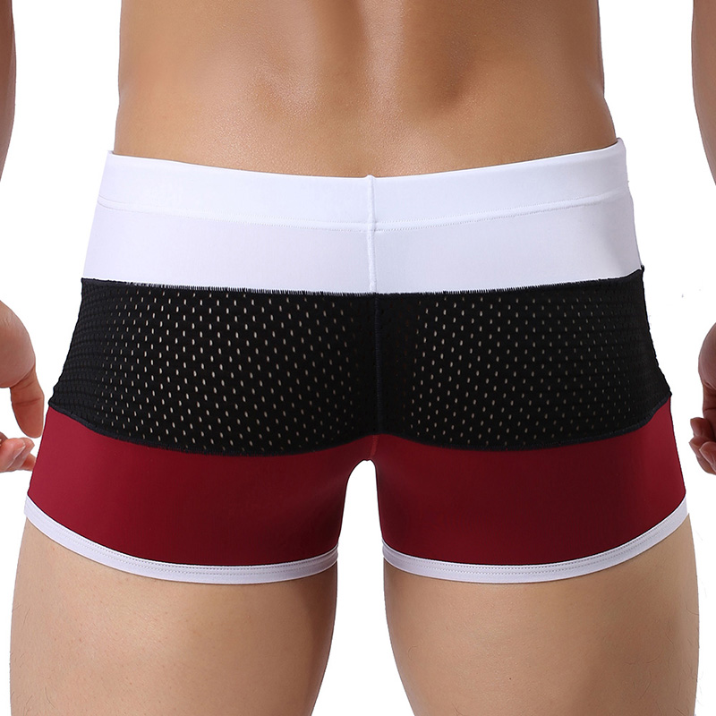 Men's 2026 Mesh Patchwork Boxe - Mesh Sport Boxer reseña y precio