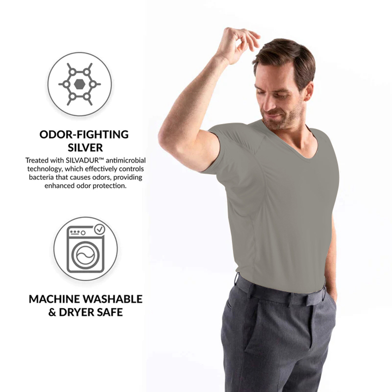 Men Undershirts Anti-transpira - Undershirt Crew Neck reseña y precio