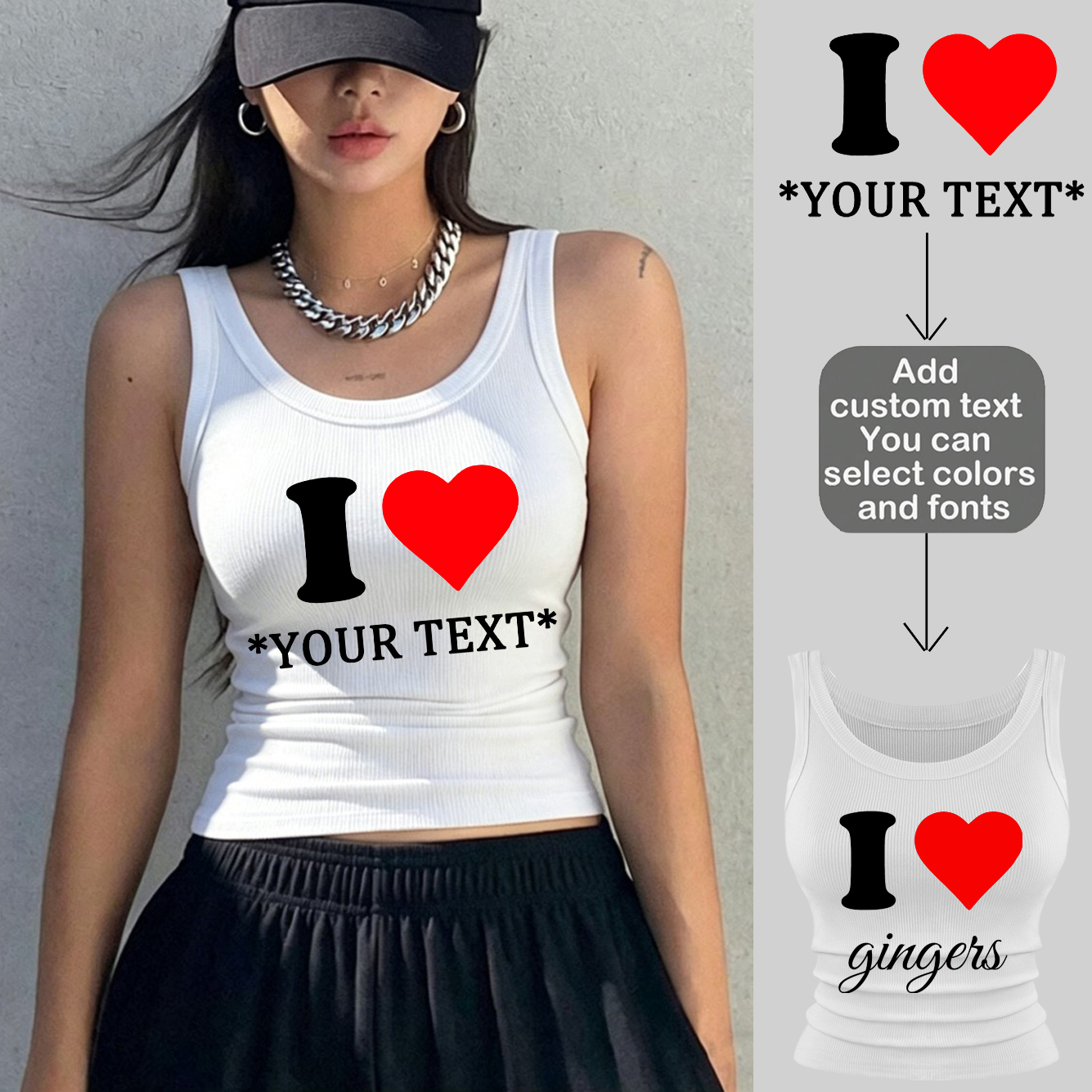 Personalization Custom Sleevel - Tank Top Ribbed reseña y precio