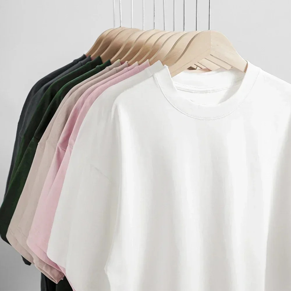 Black 450g Heavyweight Cotton  - Undershirt Crew Neck reseña y precio