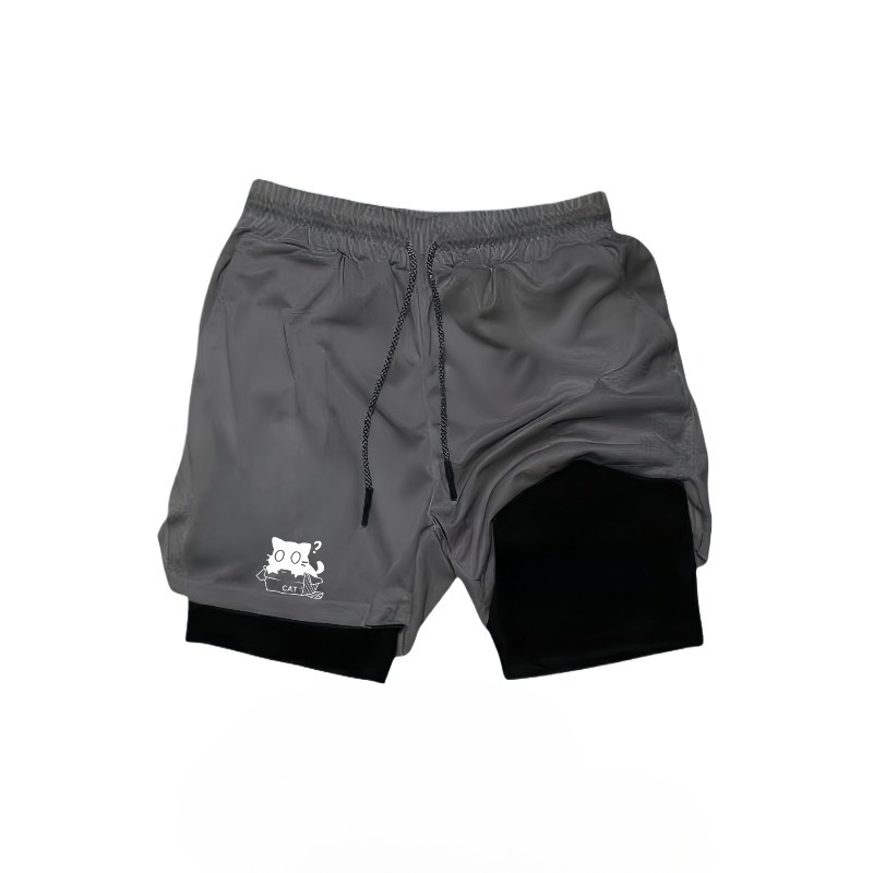 Quick Drying Breathable 2-in-1 - Compression Shorts Athletes reseña y precio