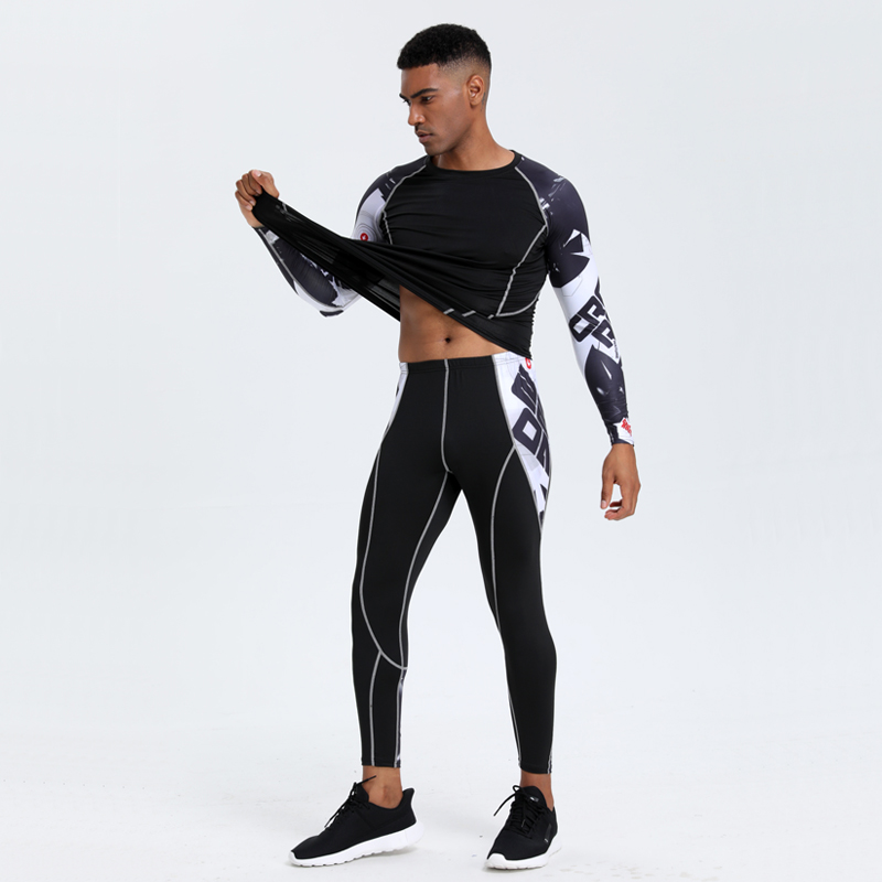 Men's PRO Sports Fitness Suit: - Compression Long Pant reseña y precio
