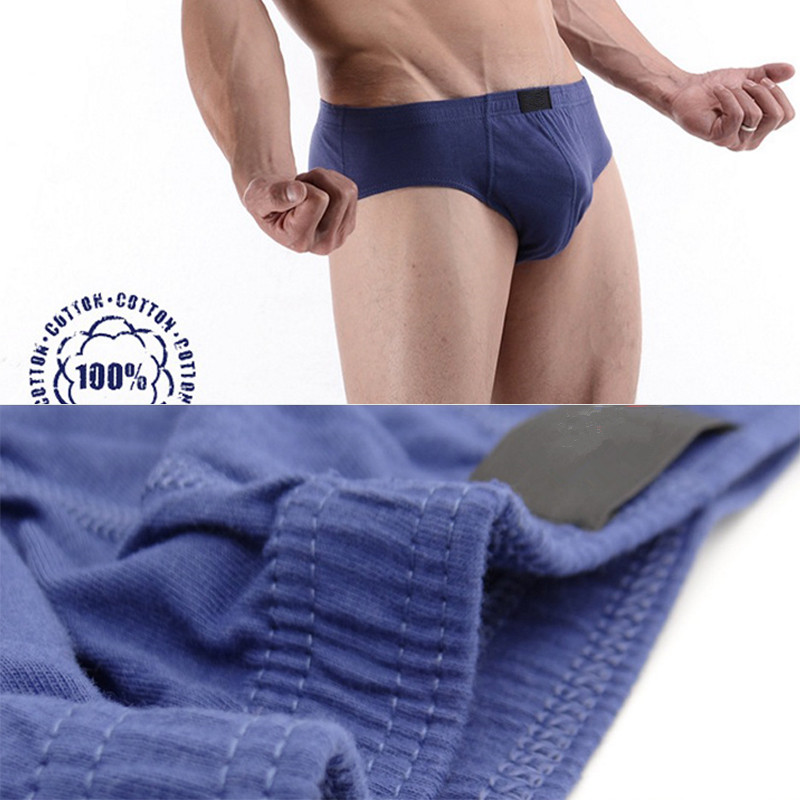 4 Pcs/Lot 100% Cotton Mens Bri - Multi Pack Underwear reseña y precio