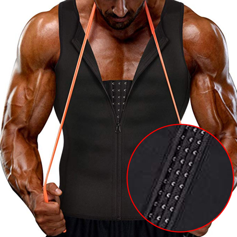Men's Slimming Sauna Suits Com - Sleeveless Undershirt reseña y precio