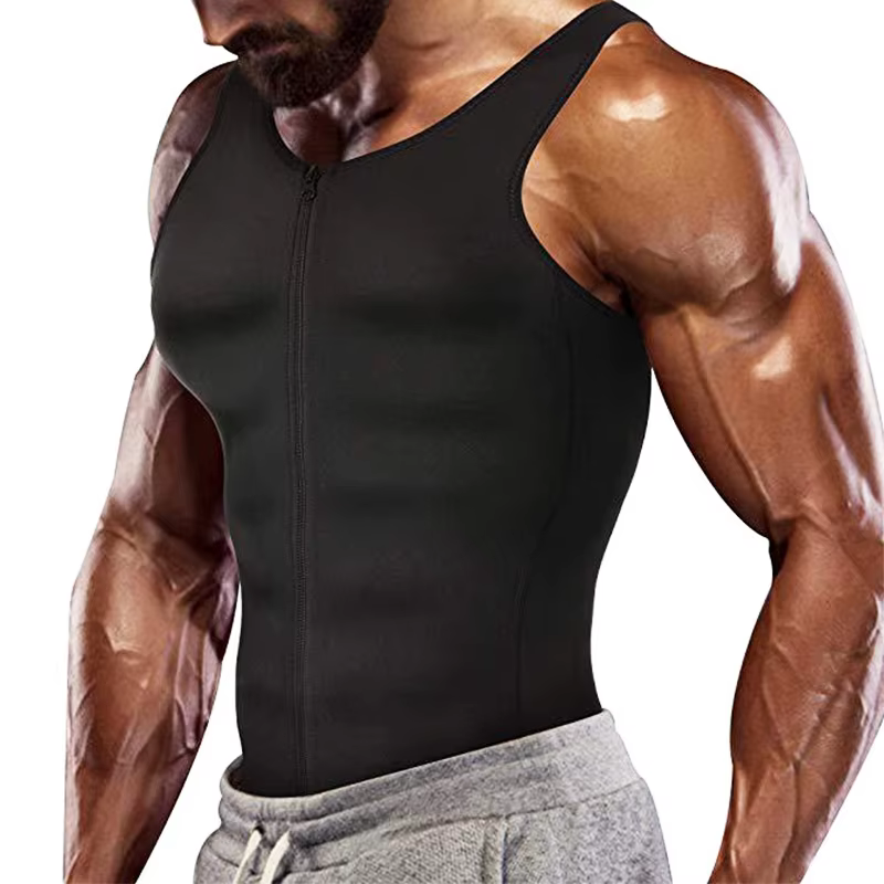 Men's Slimming Sauna Suits Com - Sleeveless Undershirt reseña y precio