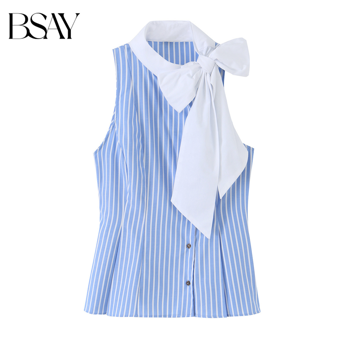 BSAY 2026 Summer Blue White St - Suspender Tank Top reseña y precio