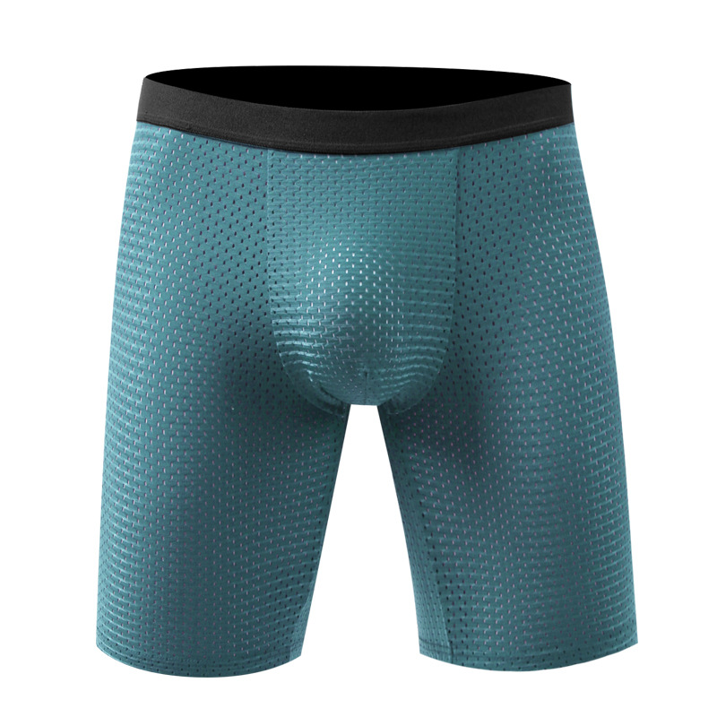 Men's Boxers Shorts Ice Silk M - Long Leg Trunk Men reseña y precio