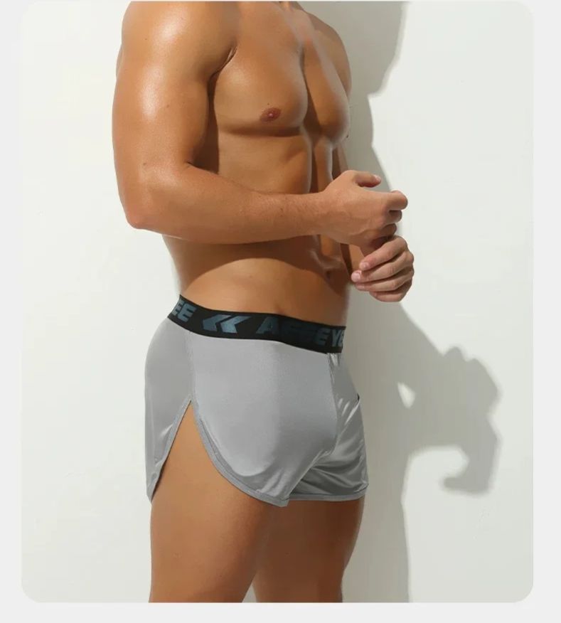 Men's Solid Color Underwear bo - Mesh Sport Boxer reseña y precio