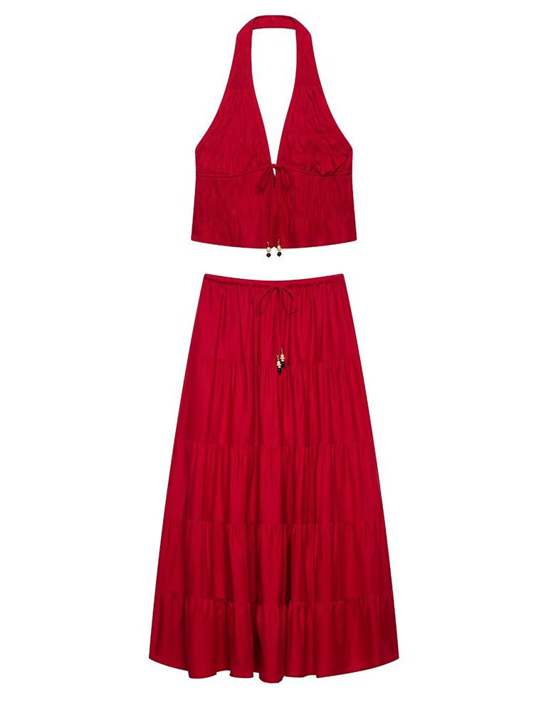 HH 2026 Summer Women's Red Hal - Suspender Tank Top reseña y precio