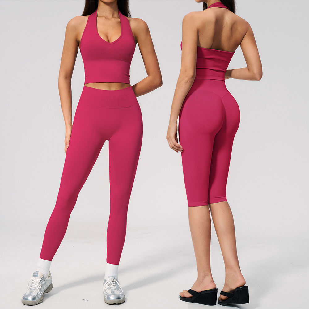 Seamless Yoga Suit 2PCS Women  - Compression Shorts Athletes reseña y precio