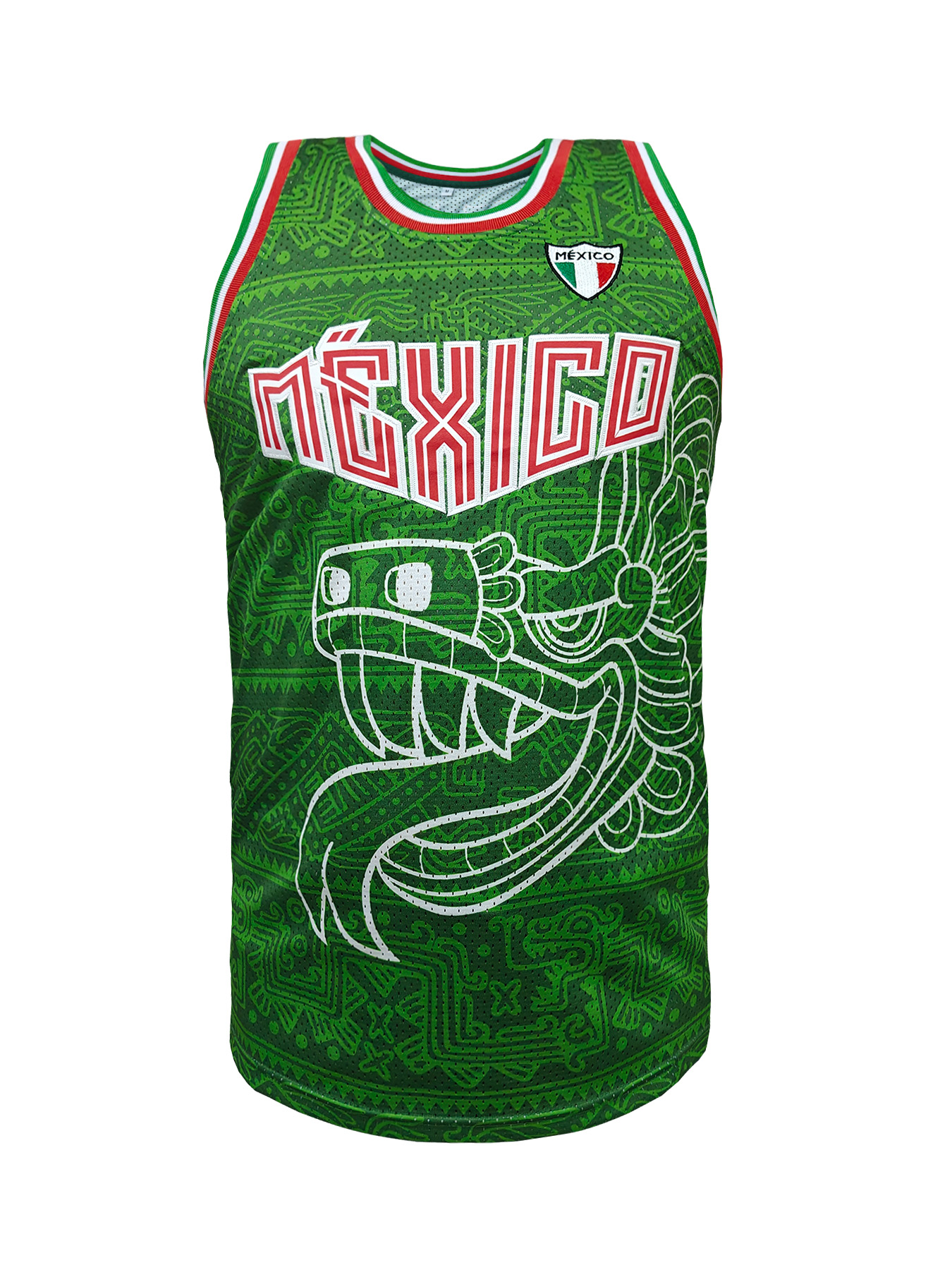 Mexico Embroidered Basketball  - Sleeveless Undershirt reseña y precio