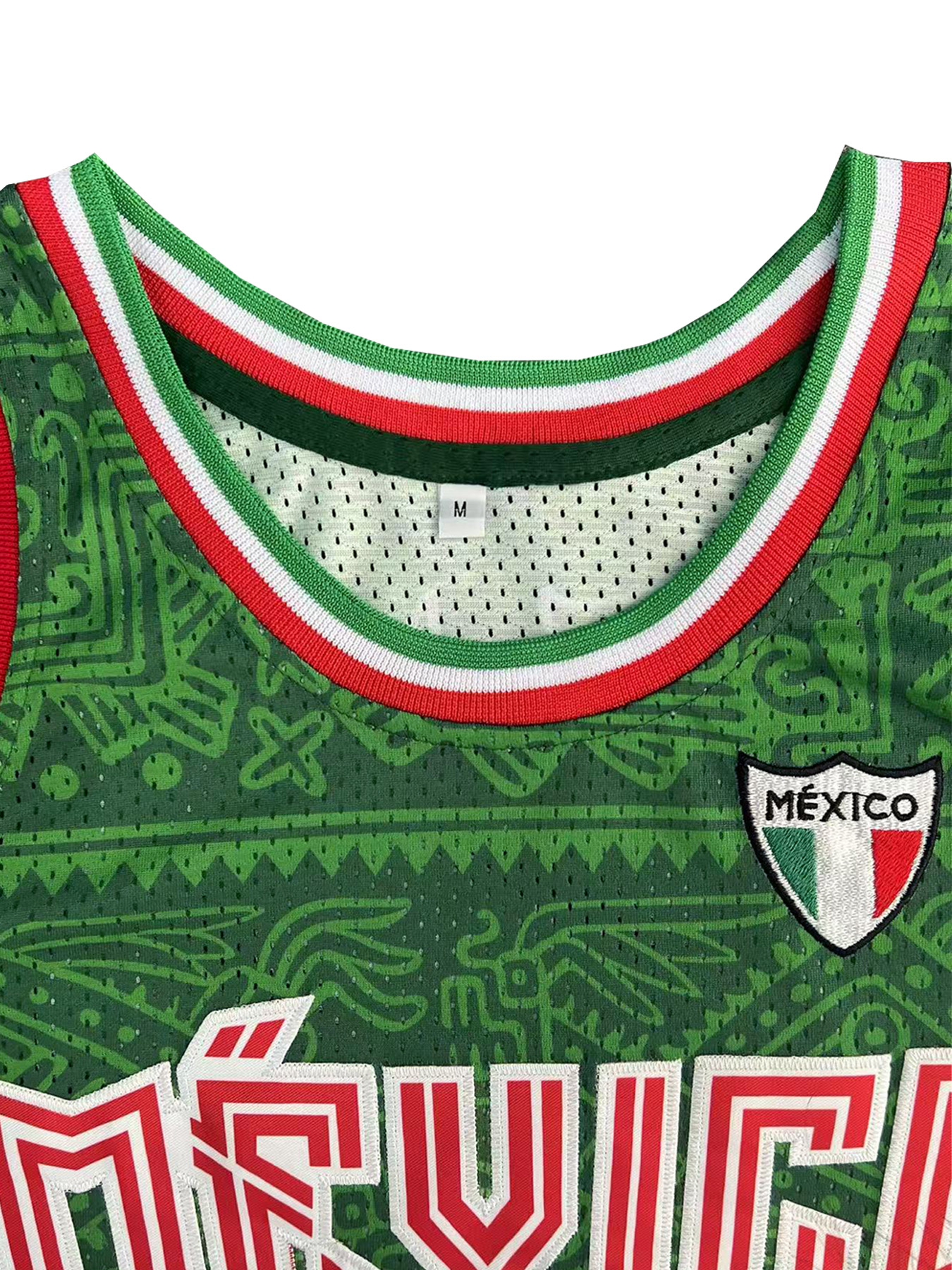 Mexico Embroidered Basketball  - Sleeveless Undershirt reseña y precio
