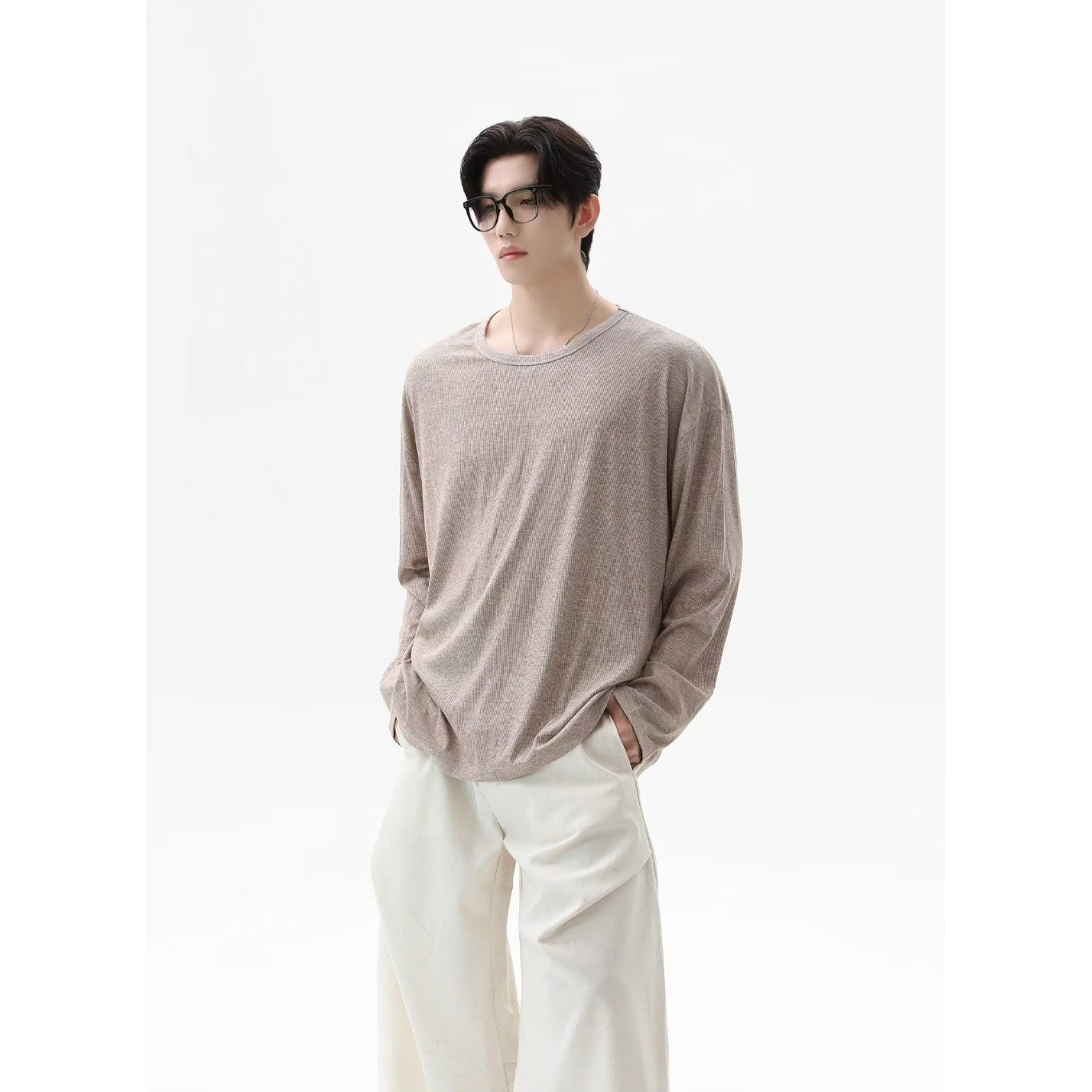2026 Autumn New Texture Long S - Undershirt Crew Neck reseña y precio