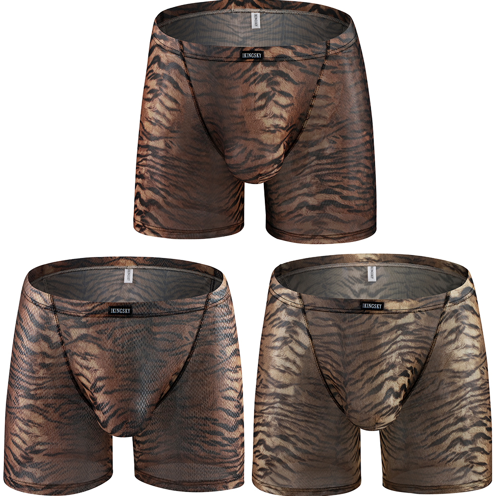 iKingsky Men's Tiger Stripes L - Long Leg Trunk Men reseña y precio