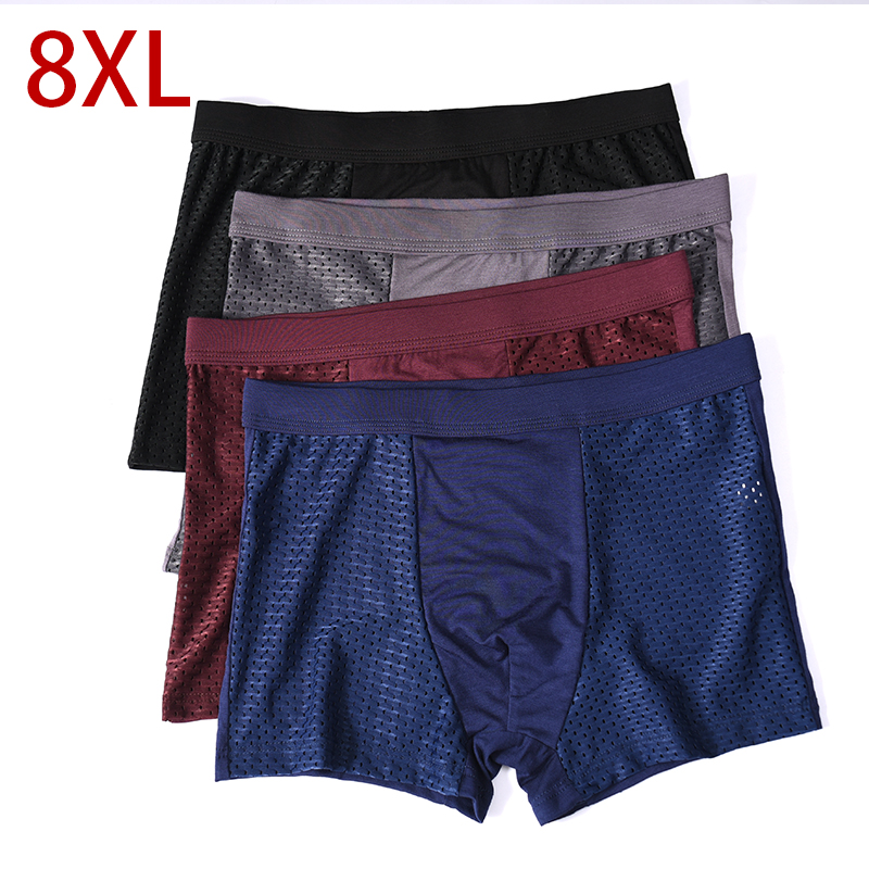 L-8XL Plus Banboo Fiber Men Un - Boxer Shorts Modal reseña y precio