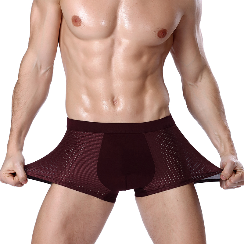 L-8XL Plus Banboo Fiber Men Un - Boxer Shorts Modal reseña y precio